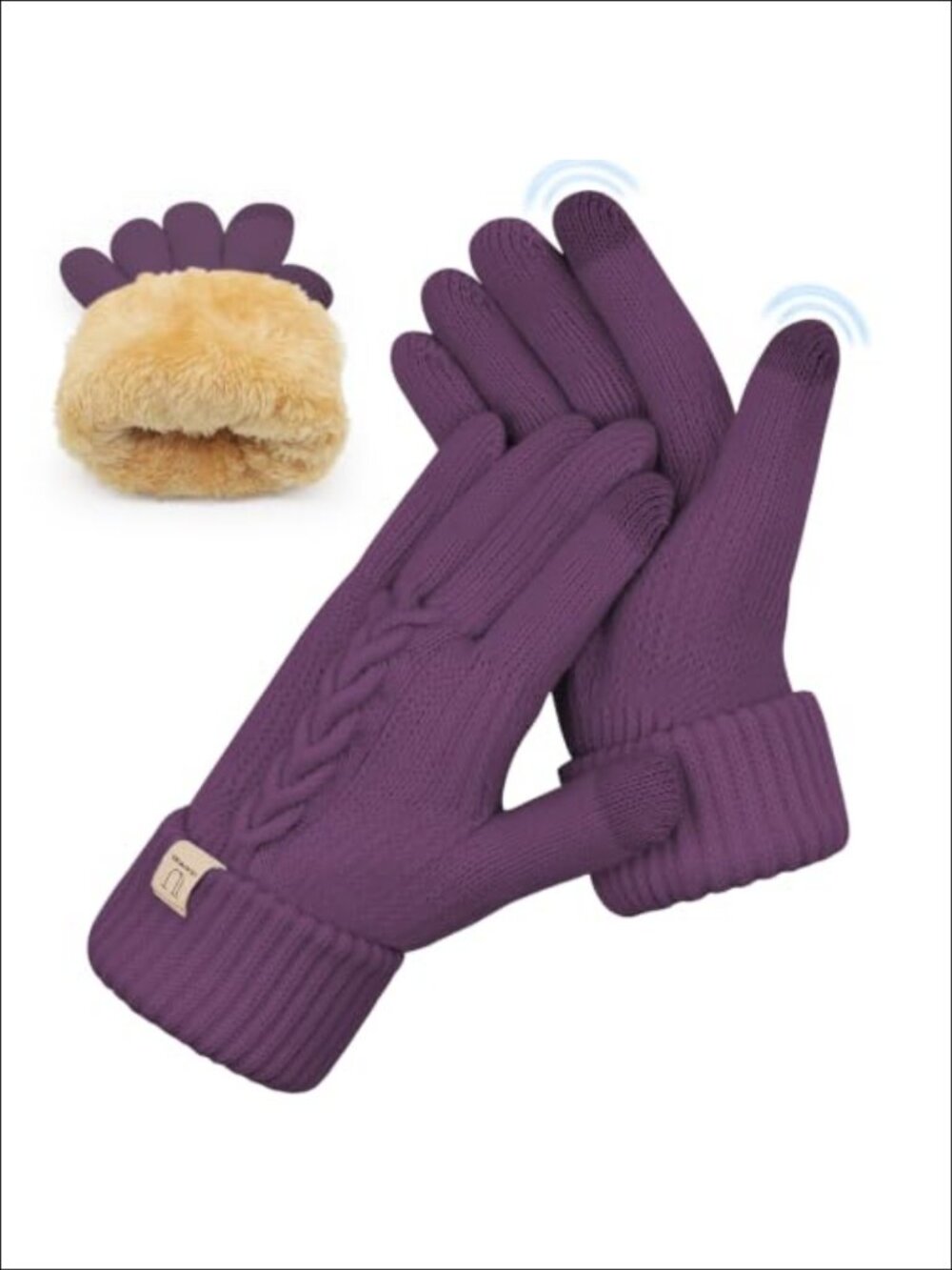 Thermal Winter Gloves Fleece Lined Touchscreen Cold Weather